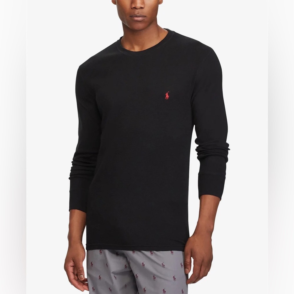 Waffle knit Polo Thermal
